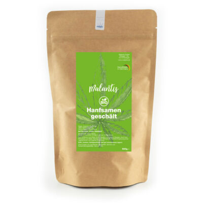 Malantis BIO Hanfsamen geschält 500g - Malantis