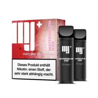 Marry Jane Kartuschen mit CBD und Nikotin Watermelon Iced - CBDwelt