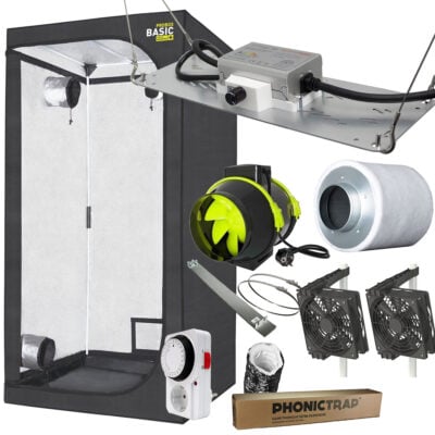 Micro-Komplettset 40x40 54W Habibi Silent - Grow Guru