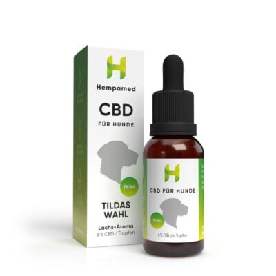 Premium CBD Öl für Hunde 6% Lachs-Aroma - Hempamed