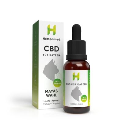 Premium CBD Öl für Katzen 3% Lachs-Aroma - Hempamed