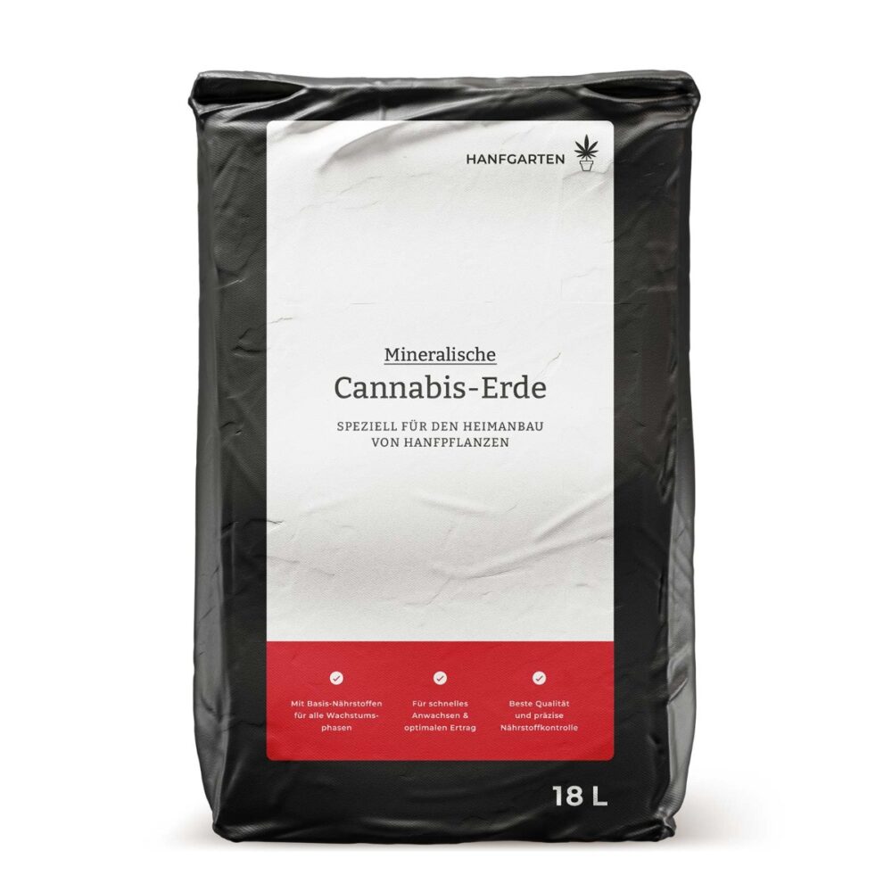 Premium Super-Grow Cannabis Erde Mineralisch - Hanfgarten
