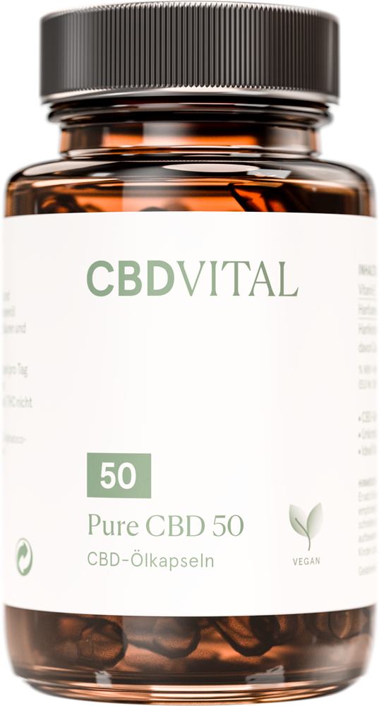 PURE CBD 50 Kapseln - CBD Vital