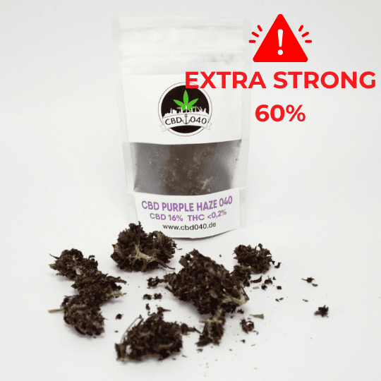 Purple Haze Extra Strong 60% CBD Blüten Greenhouse - CBD040