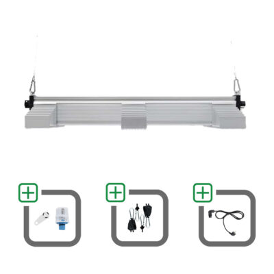 SANlight EVO 3-80 15 200W Sparset mit Magnet-Dimmer + Netzkabel + Aufhängung - Grow Guru