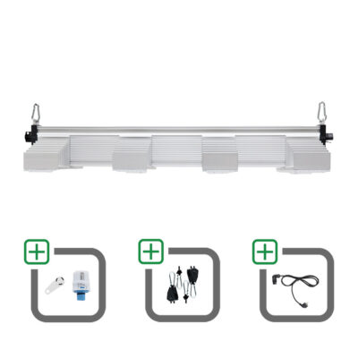 SANlight EVO 4-80 15 265W Sparset mit Magnet-Dimmer + Netzkabel + Aufhängung - Grow Guru