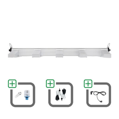 SANlight EVO 5-120 15 340W Sparset mit Magnet-Dimmer + Netzkabel + Aufhängung - Grow Guru
