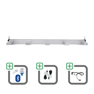 SANlight EVO 5-150 15 340W Sparset mit Bluetooth-Dimmer + Netzkabel + Aufhängung - Grow Guru