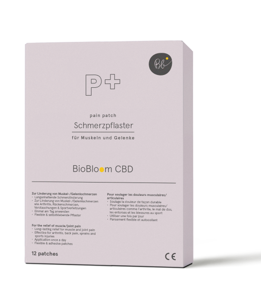 Schmerzpflaster mit CBD pain patch - BioBloom