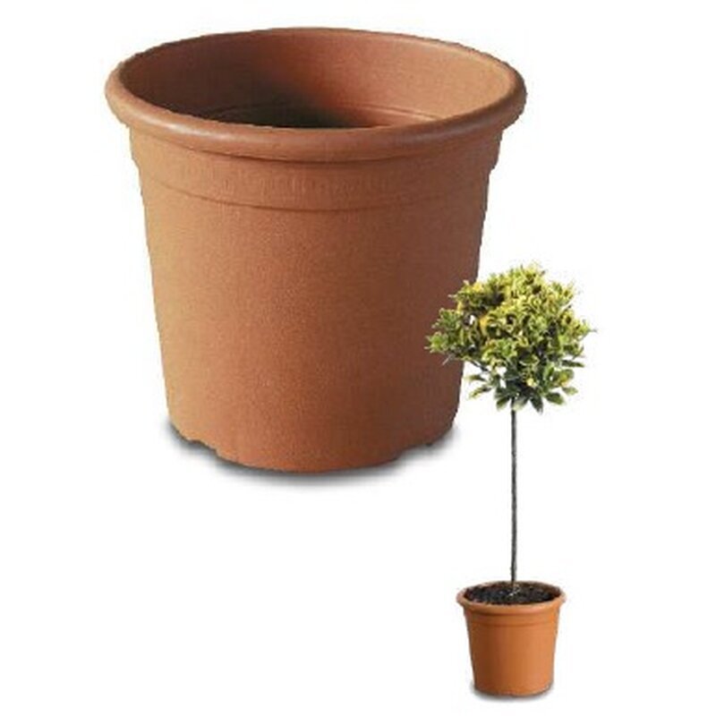 Topf Athena Rund Terracotta D:30cm 18L - Happy Grow
