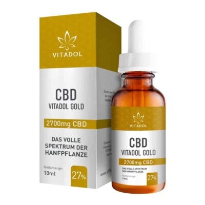 Vitadol Gold CBD Öl 27% 10ml - CBDwelt