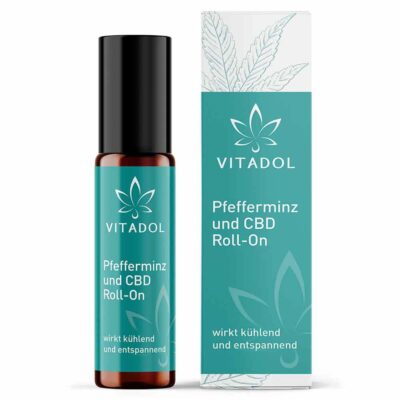 Vitadol Kopf und Nacken Roll-On CBD Aromapflege - CBDwelt
