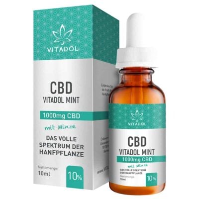Vitadol Mint CBD Öl 10% 10ml - CBDwelt