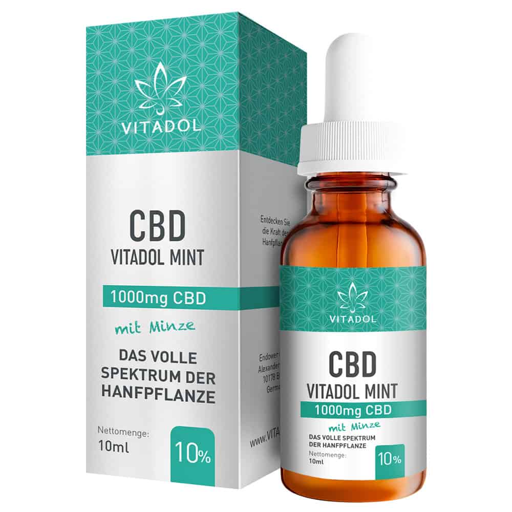 Vitadol Mint CBD Öl 10% 10ml - CBDwelt