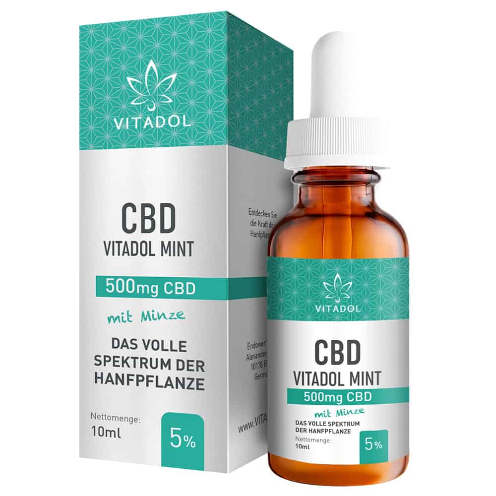 Vitadol Mint CBD Öl 5% 10ml - CBDwelt
