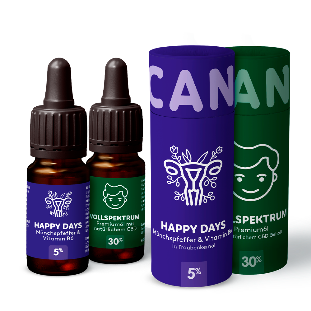 1+1 CBD Öl 30% + CBD Zyklusöl 5% - Canimal