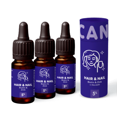 3x CBD Beautyöl HAIR und NAIL 5% - Canimal