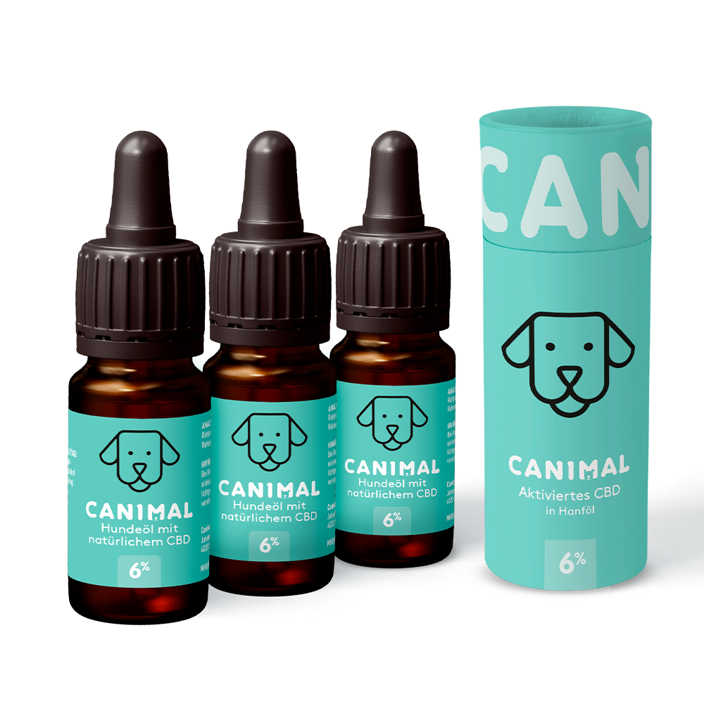 3x CBD Hundeöl 6% - Canimal