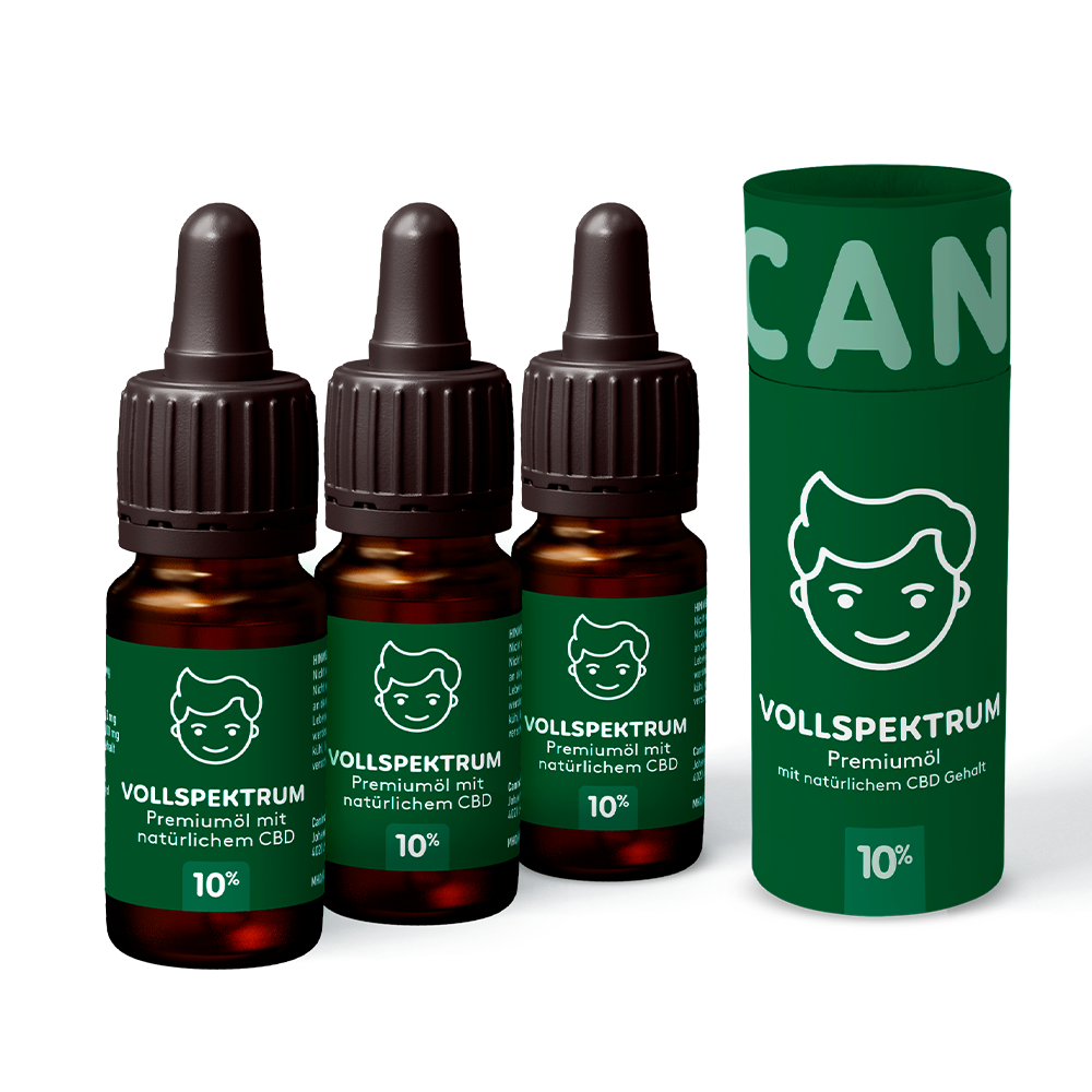 3x CBD Öl 10% im Sparpaket - Canimal