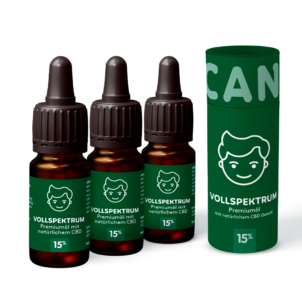 3x CBD Öl 15% im Sparpaket - Canimal