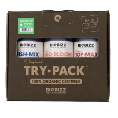 BioBizz TRY PACK Outdoor 100% organisches Düngerset - Hanfjack