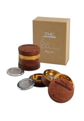 BL Grinder 60mm 4tlg Holz THC - Bushdoctor