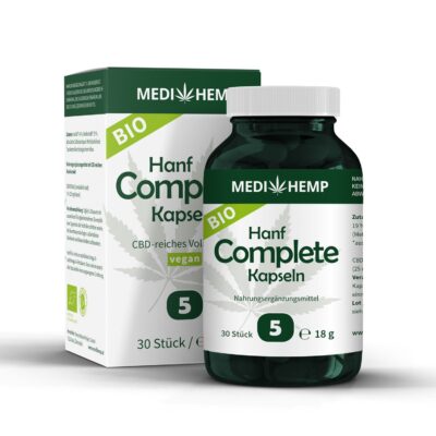 CBD Hanf Complete Kapseln 5 % 60 Stk - Bushdoctor