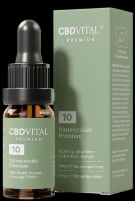 CBD VITAL Naturextrakt Premium Öl 10 % - Bushdoctor