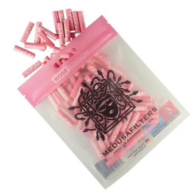 Medusafilters Aktivkohlefilter 6mm Rosé 100 Stück - Hanfjack