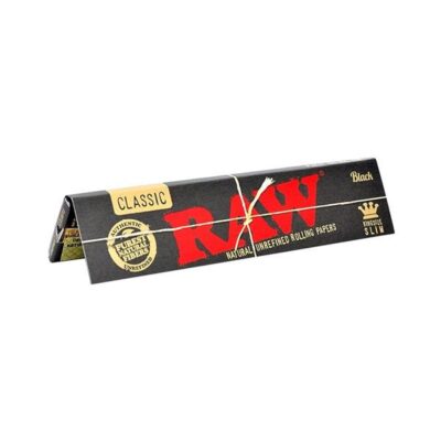 RAW Black Classic King Size Slim - Bushdoctor
