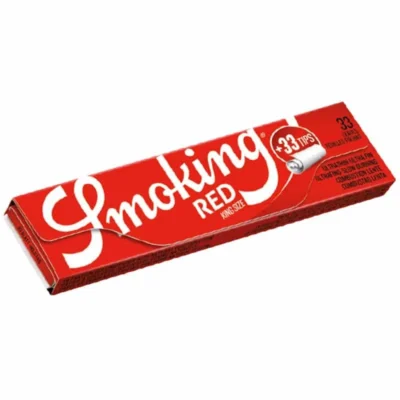 Smoking Red Papers King Size + Tips 33 Blatt - Hanfjack