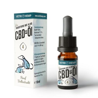 Vetrihemp Bio CBD-Öl 4% 10 ml - Bushdoctor