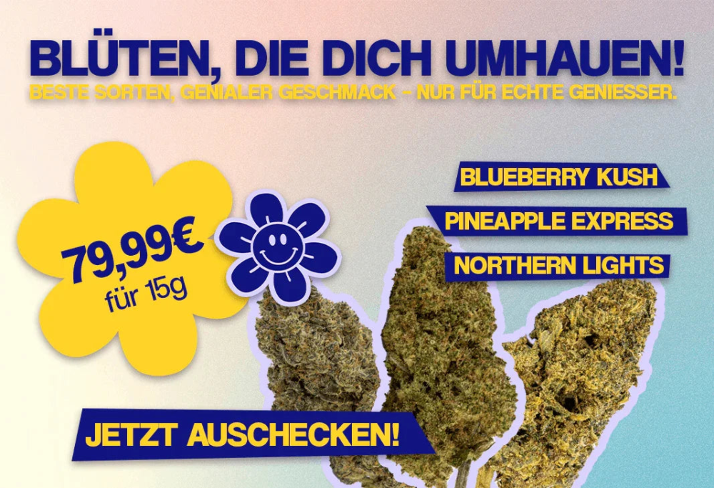 Cannabis Legends Blütenbundle - Happy Flower