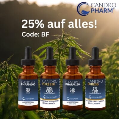 25% auf alles vom 24.11-06.12.2025 in der CBD Black Week!