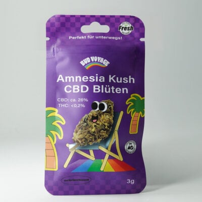 CBD Blüten BudVoyage Amnesia Kush (26% CBD) - HANS Brainfood