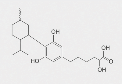 THCa Strukturformel