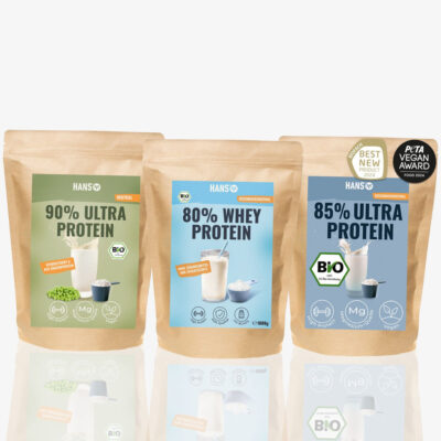 Ultra Protein + Whey Protein 3er Mix Bundle - HANS Brainfood