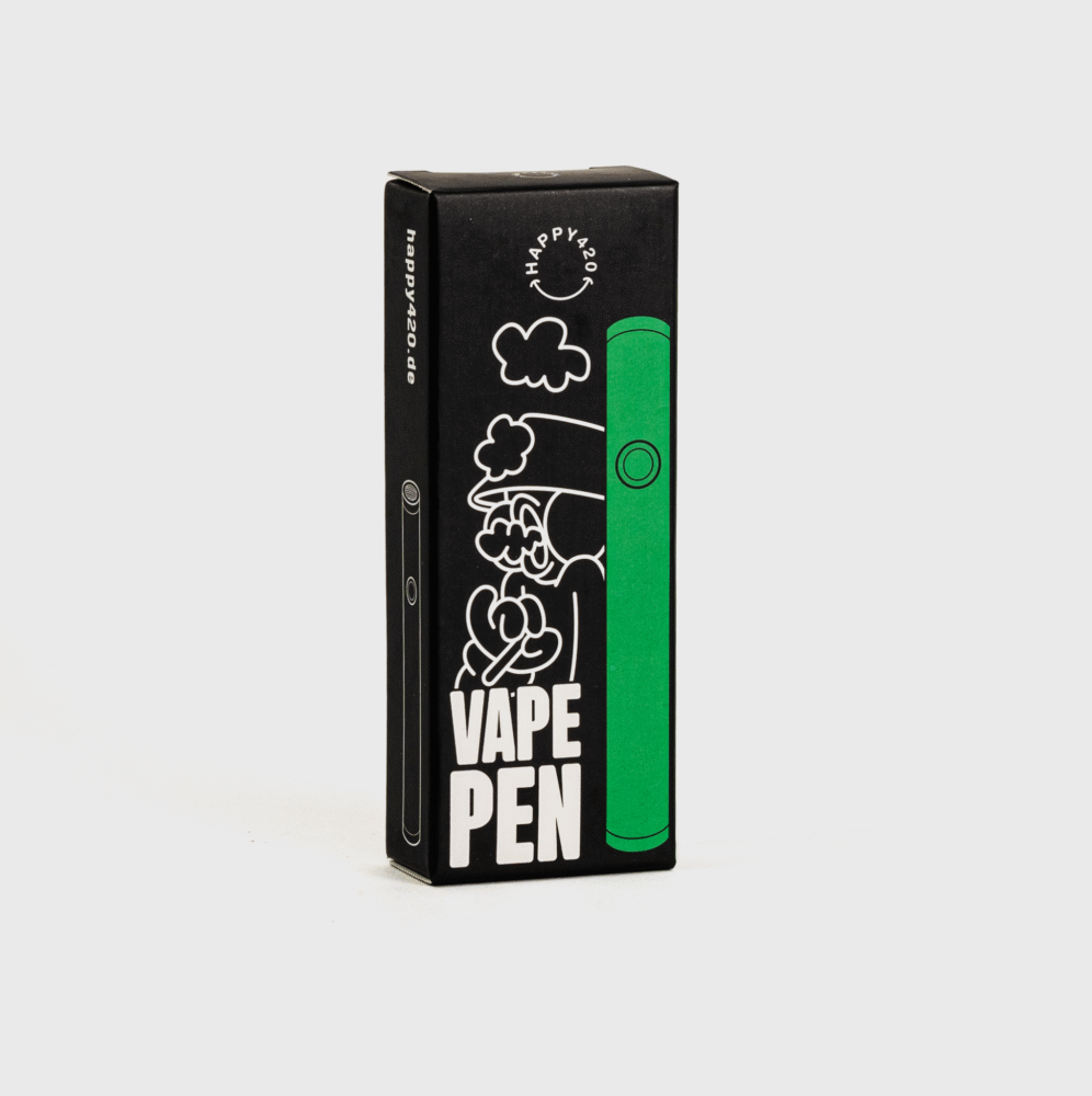 Vape Pen Green Preheat Button inkl. Charger - Happy420