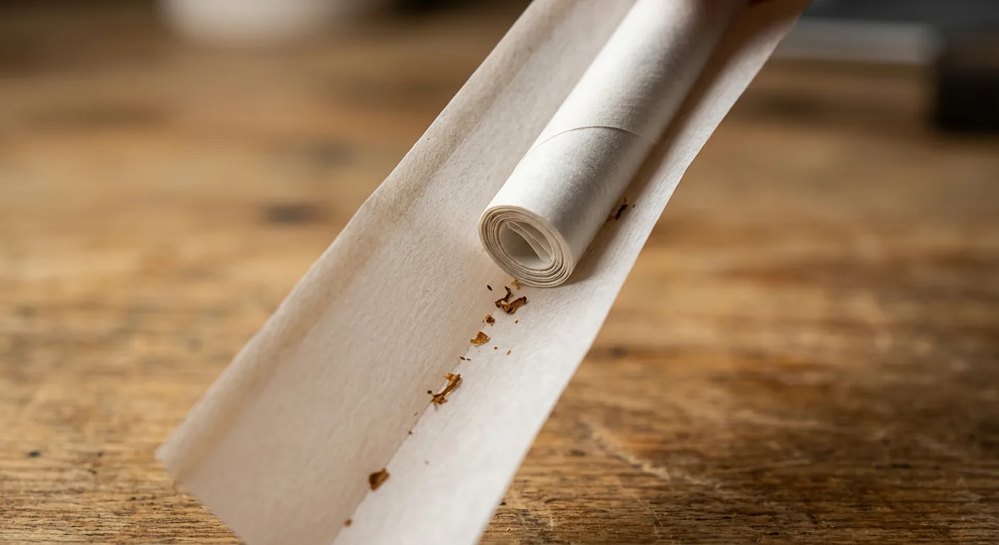 Filter Tip wird in das umgedrehte Paper eingesetzt