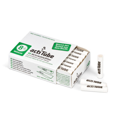 ActiTube Aktivkohlefilter REGULAR 8mm - 40er Pack - Bonsanto