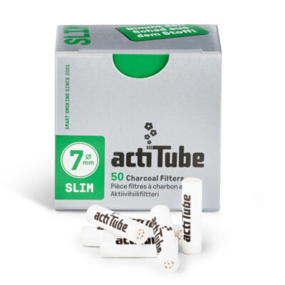 ActiTube Aktivkohlefilter SLIM 7mm - 50er Pack - Bonsanto