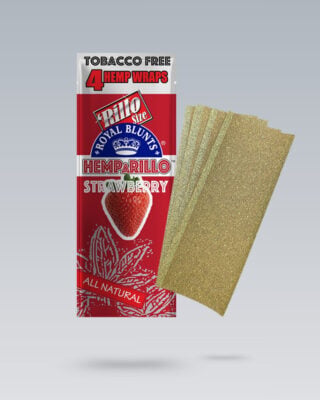 Royal Blunt - Strawberry Hemp Wraps - Only Grams