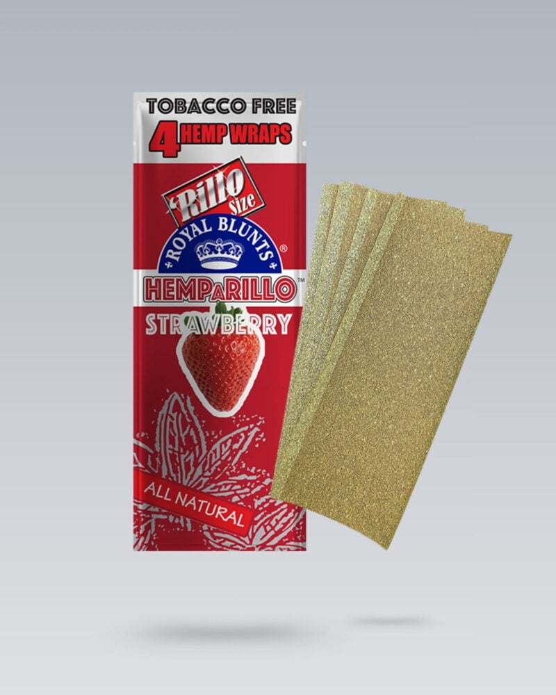 Royal Blunt - Strawberry Hemp Wraps - Only Grams