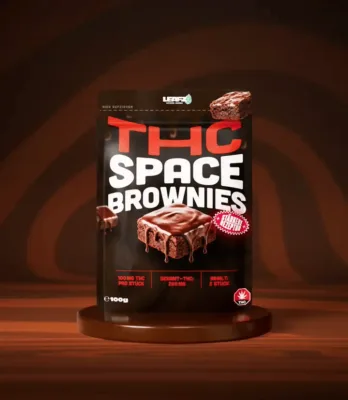 THC Spacebrownies 200mg - LEAFZ